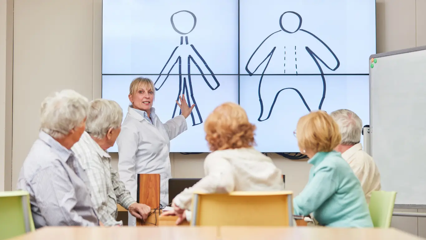 beslenme eğitiiminden bir kare