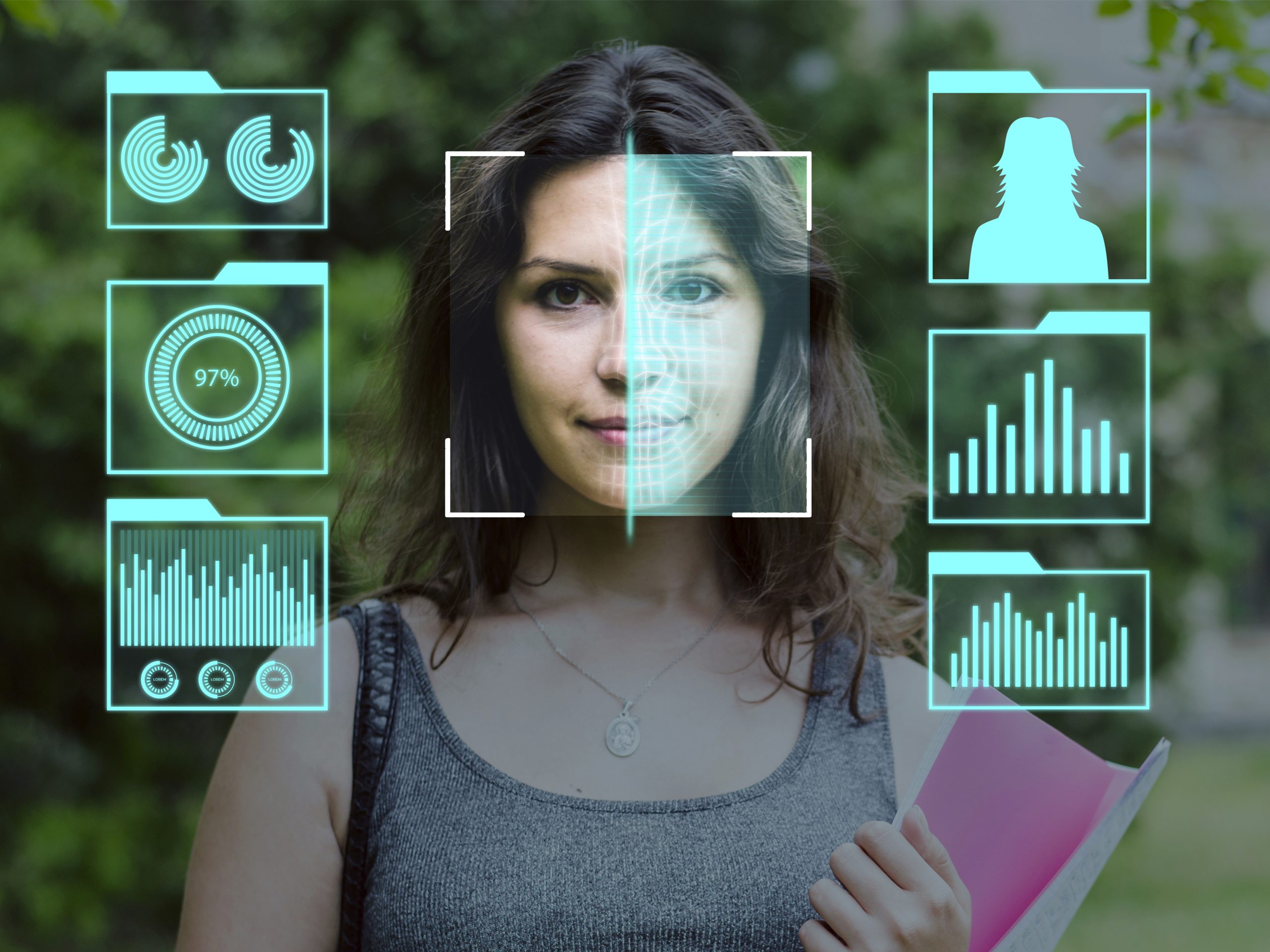face recognition personal identification collage scaled